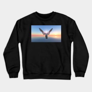 The descent of Archangel Gabriel Crewneck Sweatshirt